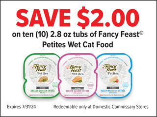 SAVE $2.00 on Fancy Feast® Petites Wet Cat Food