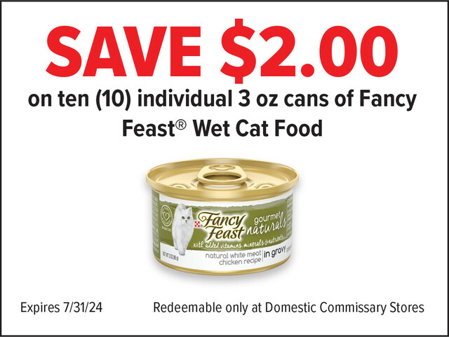 SAVE $2.00 on Fancy Feast® Wet Cat Food